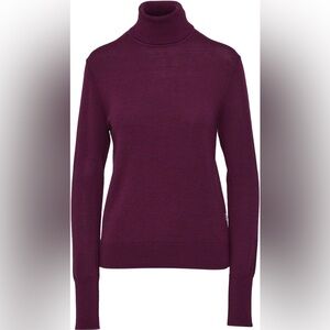 NWT Vallier New Haven Womens 100% Merino Wool Lightweight Sweater - S - Magenta